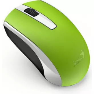 GENIUS egér ECO-8100/1600 dpi / újratölthető / vezeték nélküli / zöld