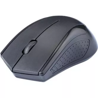 C-TECH egér WLM-07, vezeték nélküli, 1200DPI, 3 gomb, USB nano vevő, fekete