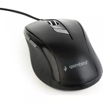 GEMBIRD egér MUS-6B-01, USB, fekete