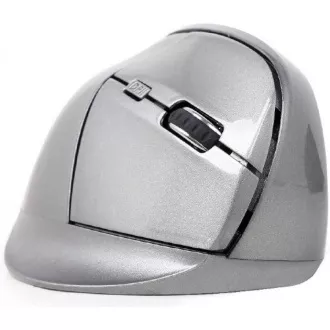 GEMBIRD egér MUSW-ERGO-01, függőleges, vezeték nélküli, USB vevő, fekete