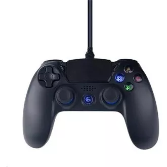 GEMBIRD gamepad PD-PS4U-01 PS4-hez és PC-hez, rezgő, 3m