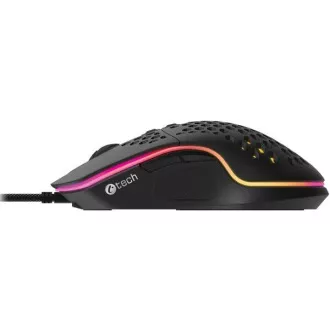 C-TECH játék egér Scarab, 7200 DPI, RGB háttérvilágítás, USB