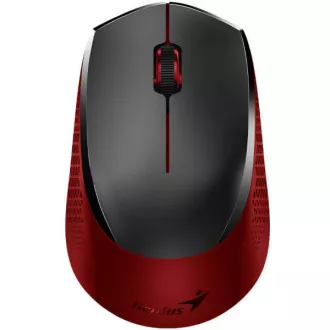 GENIUS egér NX-8000S / 1600 dpi / vezeték nélküli / csendes / fekete-piros