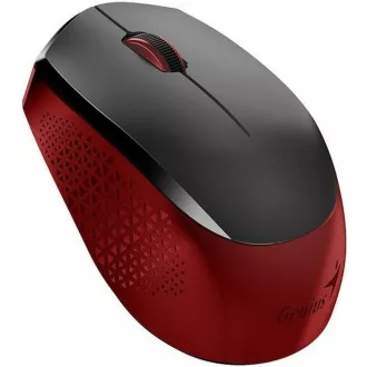 GENIUS egér NX-8000S / 1600 dpi / vezeték nélküli / csendes / fekete-piros