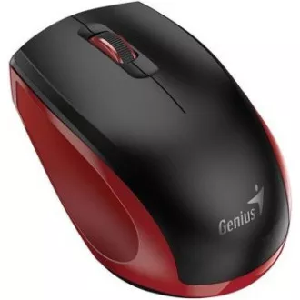 GENIUS egér NX-8006S / 1600 dpi / vezeték nélküli / csendes / fekete-piros