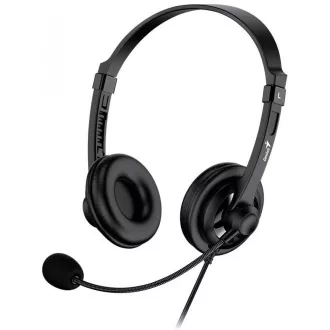 GENIUS fejhallgató HS-230U/ USB/ fekete