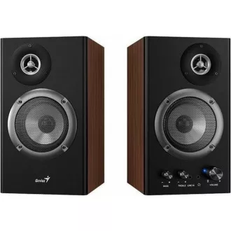 GENIUS hangszórók SP-HF1200B, 2.0, 36W, fa, fekete-barna, fekete-barna