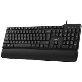 GENIUS billentyűzet KB-100XP, vezetékes, Ergo matrac, USB, CZ SK elrendezés GENIUS billentyűzet KB-100XP, vezetékes, Ergo matrac, USB, CZ SK elrendezés