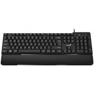 GENIUS billentyűzet KB-100XP, vezetékes, Ergo matrac, USB, CZ SK elrendezés GENIUS billentyűzet KB-100XP, vezetékes, Ergo matrac, USB, CZ SK elrendezés