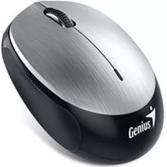 GENIUS egér NX-9000BT/ Bluetooth 4.0/ 1200 dpi/ vezeték nélküli/ újratölthető akkumulátor/ ezüst színű