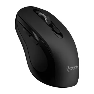 C-TECH Dual mode egér WLM-12BK, vezeték nélküli, 1600DPI, 6 gomb, fekete, USB nano vevőkészülékkel C-TECH Dual mode egér WLM-12BK, vezeték nélküli, 1600DPI, 6 gomb, fekete, USB nano vevőkészülékkel