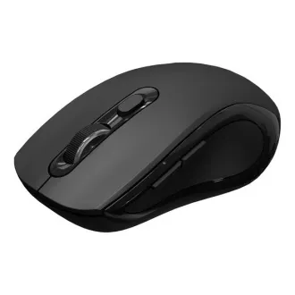 C-TECH Dual mode egér WLM-12BK, vezeték nélküli, 1600DPI, 6 gomb, fekete, USB nano vevőkészülékkel C-TECH Dual mode egér WLM-12BK, vezeték nélküli, 1600DPI, 6 gomb, fekete, USB nano vevőkészülékkel