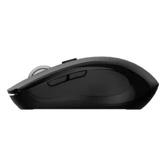 C-TECH Dual mode egér WLM-12BK, vezeték nélküli, 1600DPI, 6 gomb, fekete, USB nano vevőkészülékkel C-TECH Dual mode egér WLM-12BK, vezeték nélküli, 1600DPI, 6 gomb, fekete, USB nano vevőkészülékkel