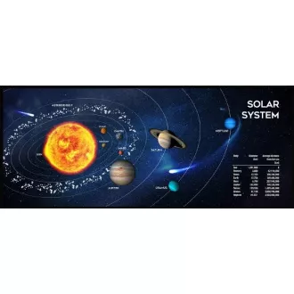 GEMBIRD szövet egérpad Solar System, játék, 350 x 900
