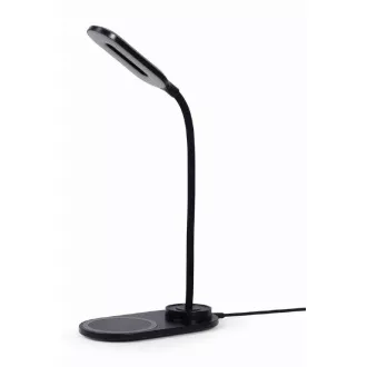 GEMBIRD vezeték nélküli QI töltő, 10W, LED világítással, fekete színű