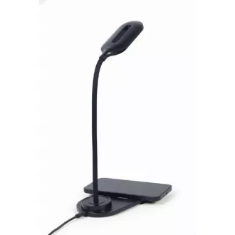 GEMBIRD vezeték nélküli QI töltő, 10W, LED világítással, fekete színű