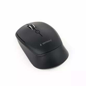GEMBIRD egér MUSW-4B-05, fekete, vezeték nélküli, USB nano vevőkészülékkel