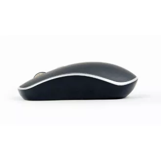 GEMBIRD egér MUSW-4B-06, fekete-ezüst, vezeték nélküli, USB nano vevőkészülékkel GEMBIRD egér MUSW-4B-06, fekete-ezüst, vezeték nélküli, USB nano vevőkészülékkel