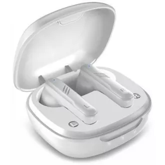 GENIUS vezeték nélküli fejhallgató TWS HS-M905BT Fehér/ Bluetooth 5.3/ USB-C töltés/ fehér