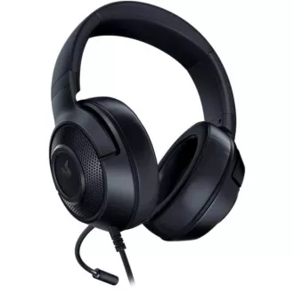 RAZER Gaming Headset Kraken X Lite, 3,5 mm-es jack csatlakozó, fekete