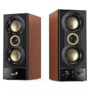 GENIUS hangszórók SP-HF800BT, 2.0, 20W, Bluetooth, 3,5 mm-es jack, fa