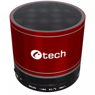 C-TECH hangszóró SPK-08R, bluetooth, piros