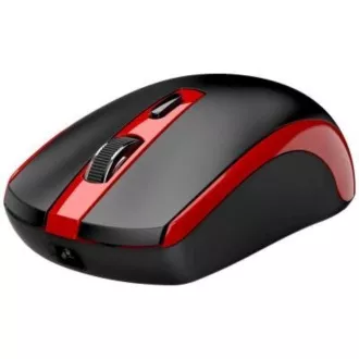 GENIUS egér ECO-8150/ 1200 dpi/ vezeték nélküli/ újratölthető/ Copilot/ fekete és piros színű
