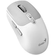 GENIUS egér NX-8080S BT/ dual Bluetooth   2, 4GHz/ 1600 dpi/ Copilot/ vezeték nélküli/ csendes/ fehér/ szürke