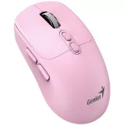 GENIUS egér NX-8080S BT/ dual Bluetooth   2, 4GHz/ 1600 dpi/ Copilot/ vezeték nélküli/ csendes/ rózsaszínű
