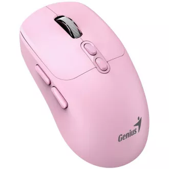 GENIUS egér NX-8080S BT/ dual Bluetooth   2, 4GHz/ 1600 dpi/ Copilot/ vezeték nélküli/ csendes/ rózsaszínű