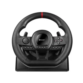 TRACER Kormánykerék SimRacer 6in1, Kormánykerék, Pedálok, Kézi váltó, Fekete, Kormánykerék, Kézi váltó, fekete