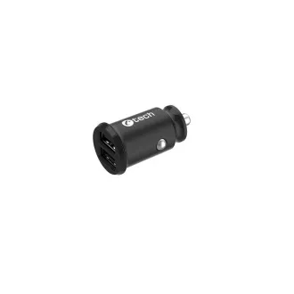 C-TECH autós töltő UCC-03, 2xUSB, fekete
