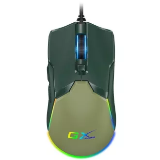 GENIUS Gaming egér Scorpion M700, USB, RGB, zöld