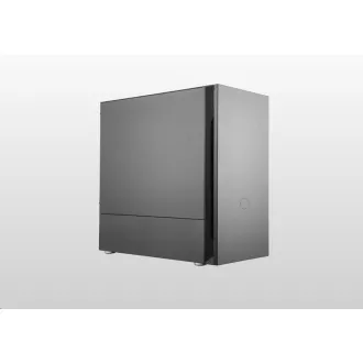 Cooler Master Silencio S400 Steel tok, mATX, 2x 120mm ventilátor, Fekete Cooler Master Silencio S400 Steel tok, mATX, 2x 120mm ventilátor, Fekete