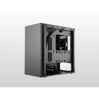 Cooler Master Silencio S400 Steel tok, mATX, 2x 120mm ventilátor, Fekete Cooler Master Silencio S400 Steel tok, mATX, 2x 120mm ventilátor, Fekete