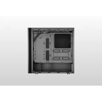 Cooler Master Silencio S600 TG, ATX, átlátszó oldalfal, 2x 120mm-es ventilátor, Fekete
