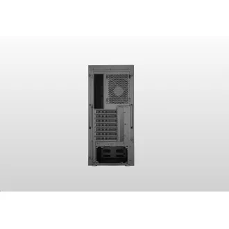 Cooler Master Silencio S600 TG, ATX, átlátszó oldalfal, 2x 120mm-es ventilátor, Fekete