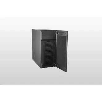 Cooler Master Silencio S600 TG, ATX, átlátszó oldalfal, 2x 120mm-es ventilátor, Fekete