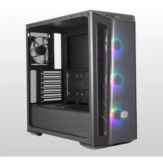 Cooler Master tok MasterBox MB520 ARGB, E-ATX, átlátszó oldalak, 3x 120mm ARGB ventilátor, 1x 120mm ventilátor, Fekete Cooler Master tok MasterBox MB520 ARGB, E-ATX, átlátszó oldalak, 3x 120mm ARGB ventilátor, 1x 120mm ventilátor, Fekete