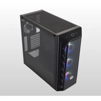 Cooler Master tok MasterBox MB520 ARGB, E-ATX, átlátszó oldalak, 3x 120mm ARGB ventilátor, 1x 120mm ventilátor, Fekete Cooler Master tok MasterBox MB520 ARGB, E-ATX, átlátszó oldalak, 3x 120mm ARGB ventilátor, 1x 120mm ventilátor, Fekete