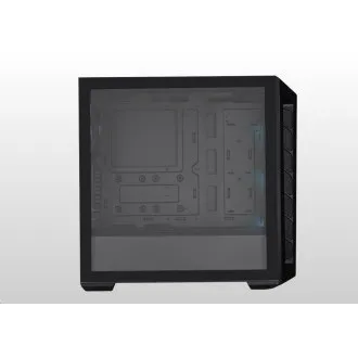 Cooler Master tok MasterBox MB520 ARGB, E-ATX, átlátszó oldalak, 3x 120mm ARGB ventilátor, 1x 120mm ventilátor, Fekete Cooler Master tok MasterBox MB520 ARGB, E-ATX, átlátszó oldalak, 3x 120mm ARGB ventilátor, 1x 120mm ventilátor, Fekete