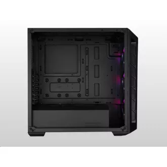 Cooler Master tok MasterBox MB511 aRGB, E-ATX, Mid Tower, fekete, tápegység nélkül Cooler Master tok MasterBox MB511 aRGB, E-ATX, Mid Tower, fekete, tápegység nélkül