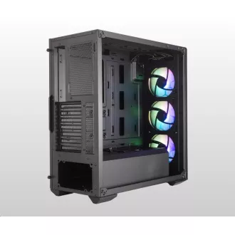 Cooler Master tok MasterBox MB511 aRGB, E-ATX, Mid Tower, fekete, tápegység nélkül Cooler Master tok MasterBox MB511 aRGB, E-ATX, Mid Tower, fekete, tápegység nélkül
