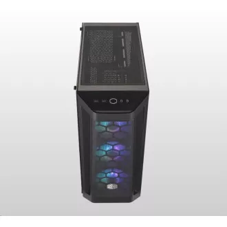 Cooler Master tok MasterBox MB511 aRGB, E-ATX, Mid Tower, fekete, tápegység nélkül Cooler Master tok MasterBox MB511 aRGB, E-ATX, Mid Tower, fekete, tápegység nélkül