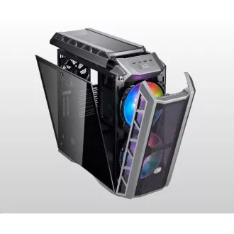 Cooler Master tok MasterCase H500P Mesh ARGB, E-ATX, Mid Tower, szürke, tápegység nélkül Cooler Master tok MasterCase H500P Mesh ARGB, E-ATX, Mid Tower, szürke, tápegység nélkül