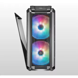 Cooler Master tok MasterCase H500P Mesh ARGB, E-ATX, Mid Tower, szürke, tápegység nélkül Cooler Master tok MasterCase H500P Mesh ARGB, E-ATX, Mid Tower, szürke, tápegység nélkül