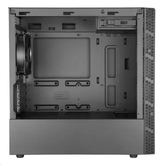 Cooler Master tok MasterBox MB400L ODD, mATX, 1x 120mm-es ventilátor, Fekete