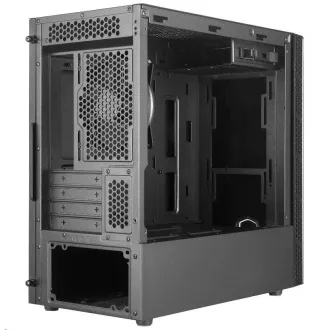 Cooler Master tok MasterBox MB400L ODD, mATX, 1x 120mm-es ventilátor, Fekete
