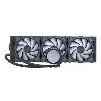 Cooler Master vízhűtő MasterLiquid ML360 Illusion, 3x120mm ARGB, fekete - LGA 1851, AM5 Cooler Master vízhűtő MasterLiquid ML360 Illusion, 3x120mm ARGB, fekete - LGA 1851, AM5