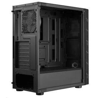 Cooler Master tok MasterBox MB600L V2 Steel, ATX, 1x 120mm-es ventilátor, Fekete